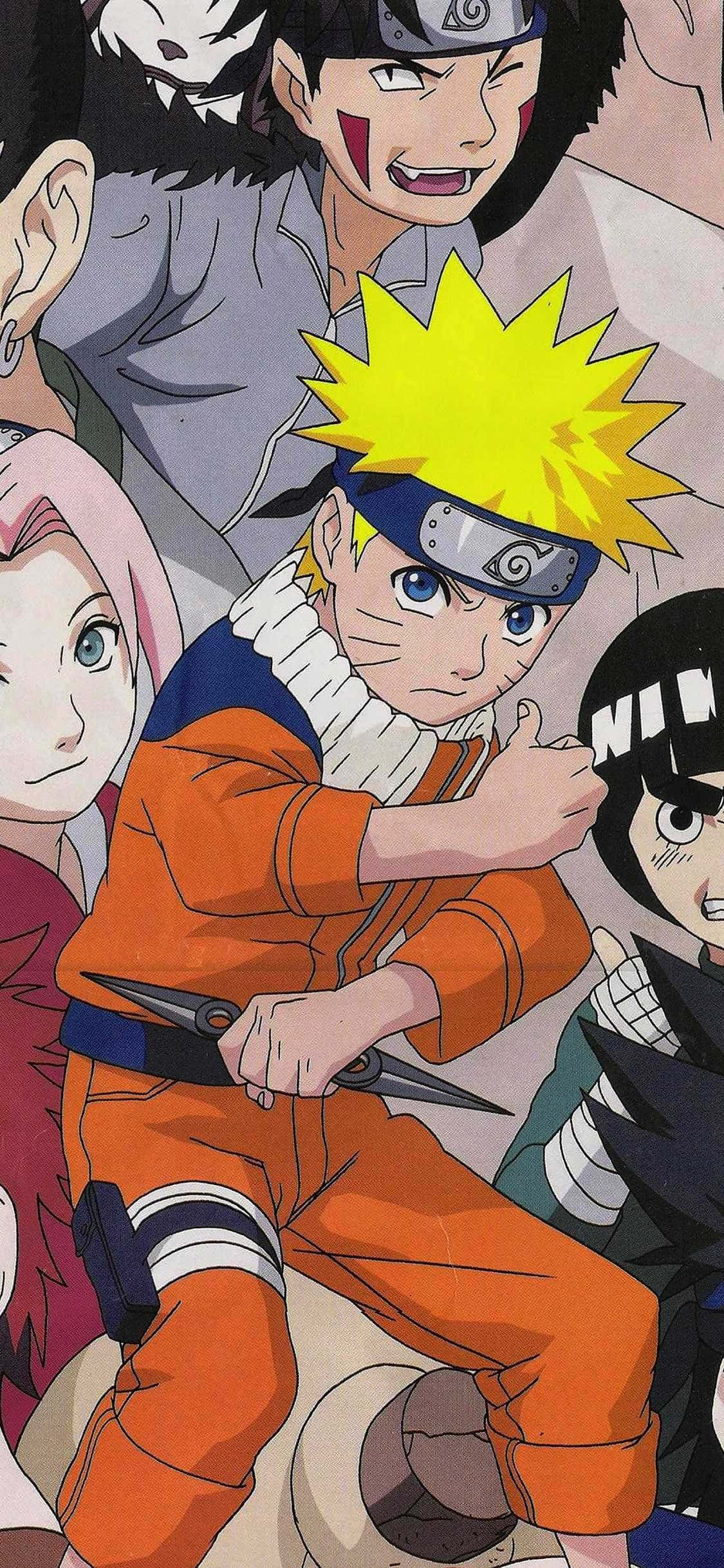 Naruto-karakterer Æstetisk Telefon Wallpapers