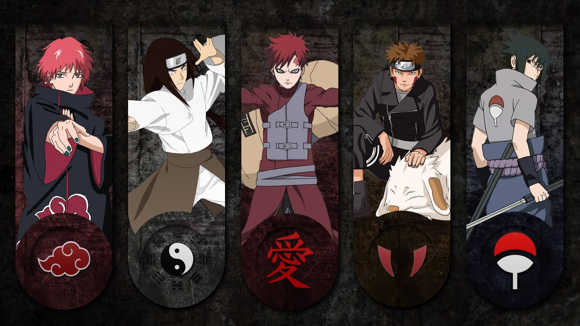 Naruto Live Karakterpaneler Wallpapers