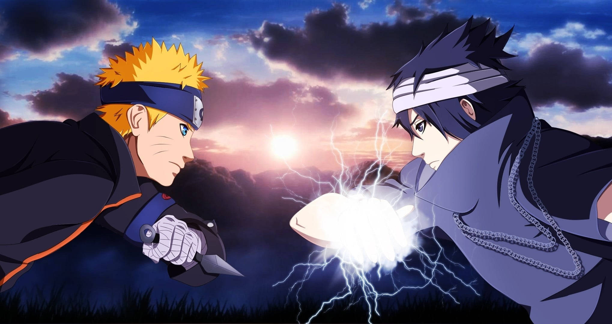 Naruto Live Naruto Ansigt-til-Ansigt Kamp Sasuke Wallpapers