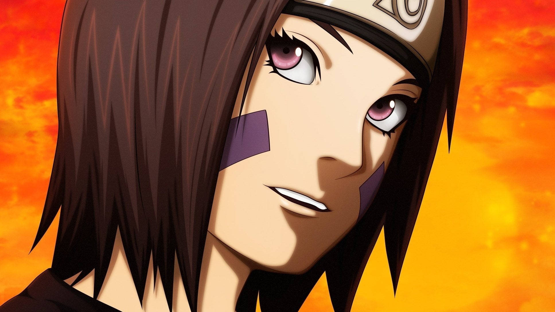 Naruto Live Rin Nohara Nærbillede Wallpapers