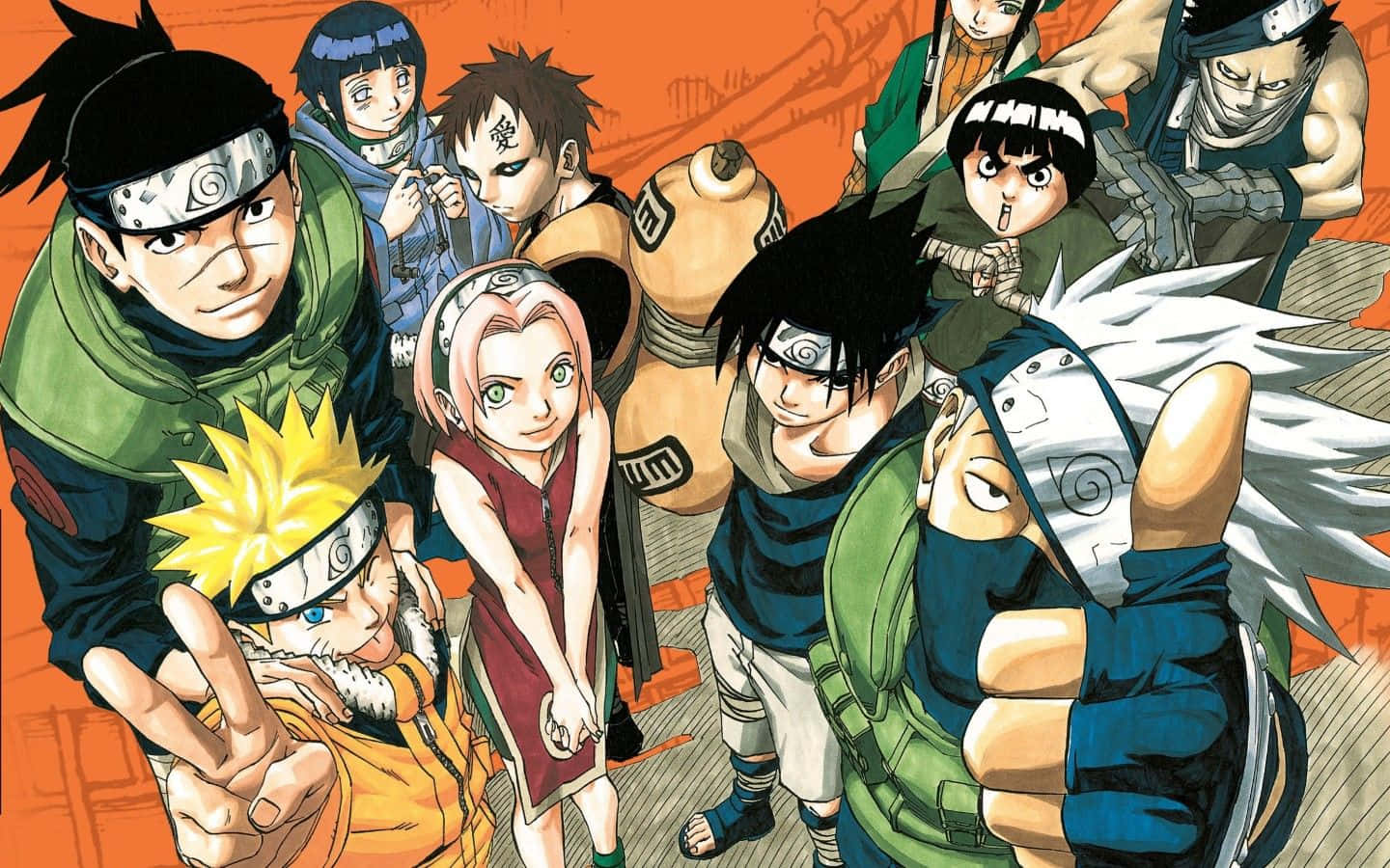 Naruto Manga Anime Figurer Konoha Ninjaer Wallpapers