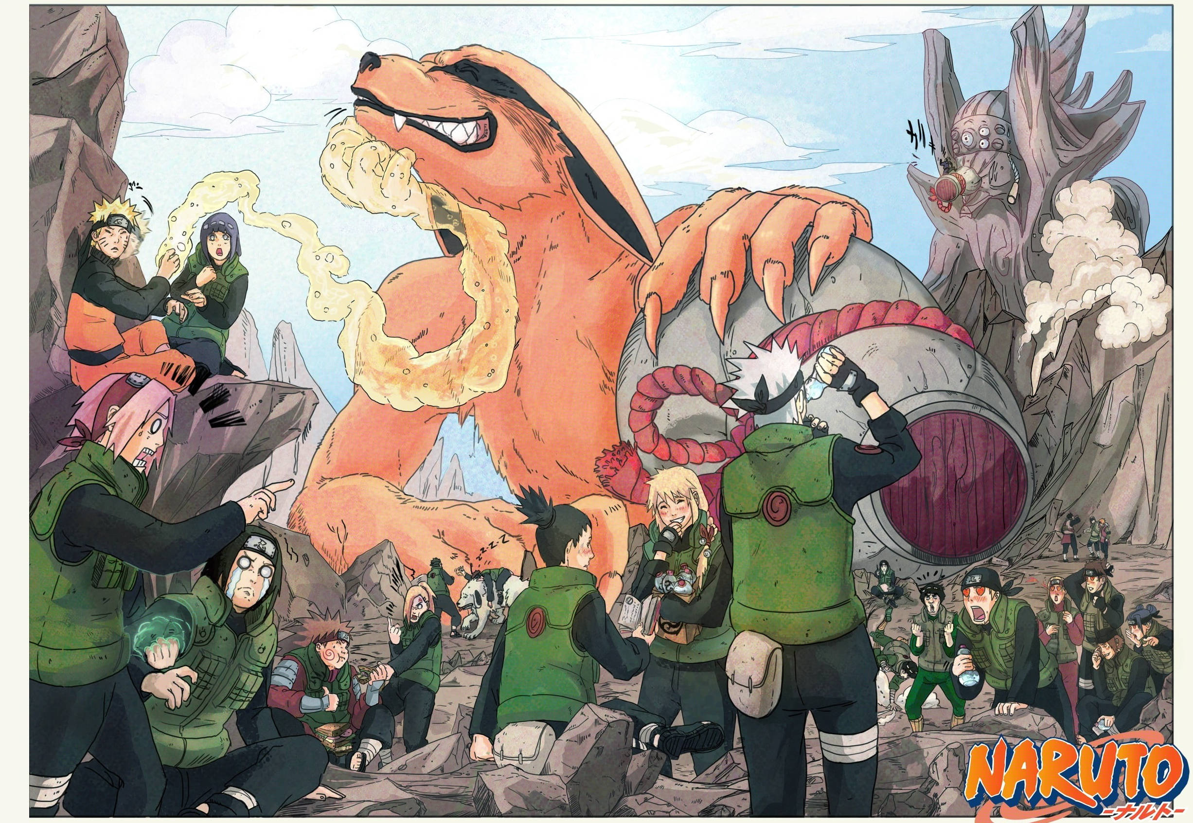 Naruto nøglepersoner plakat Wallpapers
