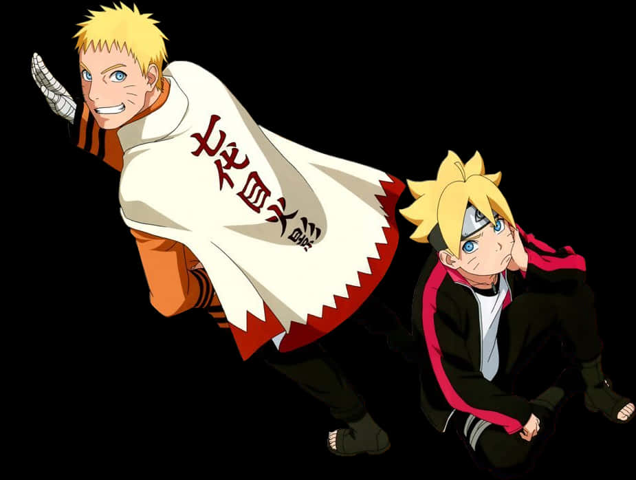 Naruto og Boruto Hokage-kappe Wallpapers