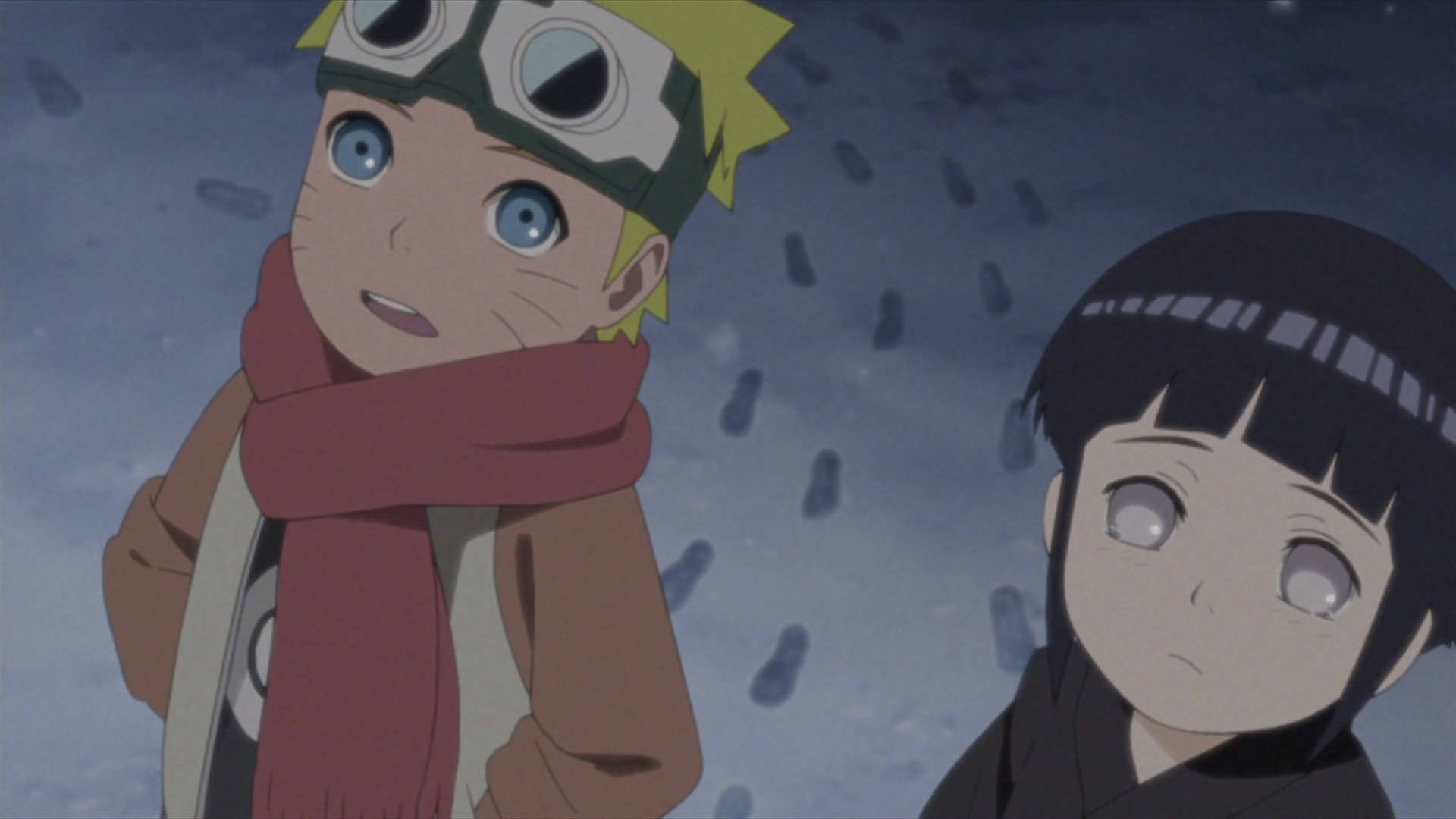 Naruto og Hinata som børn Wallpapers