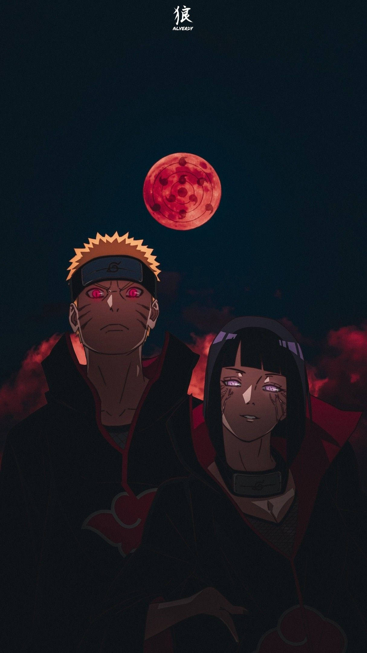 Naruto og Hinata Tsukuyomi Wallpapers