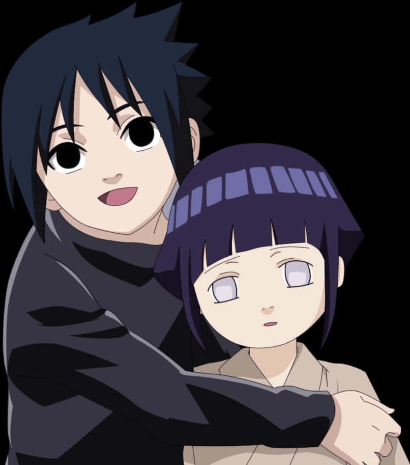 Naruto og Hinata Anime Kram Wallpapers