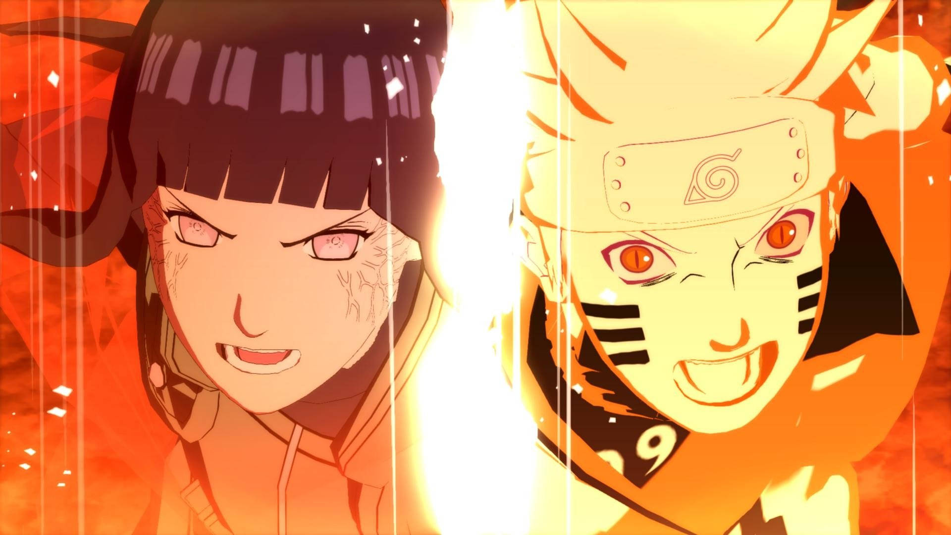 Naruto og Hinata delt kunst Wallpapers