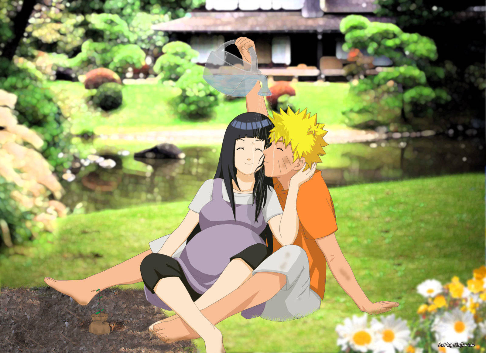 Naruto og Hinata gravid Wallpapers