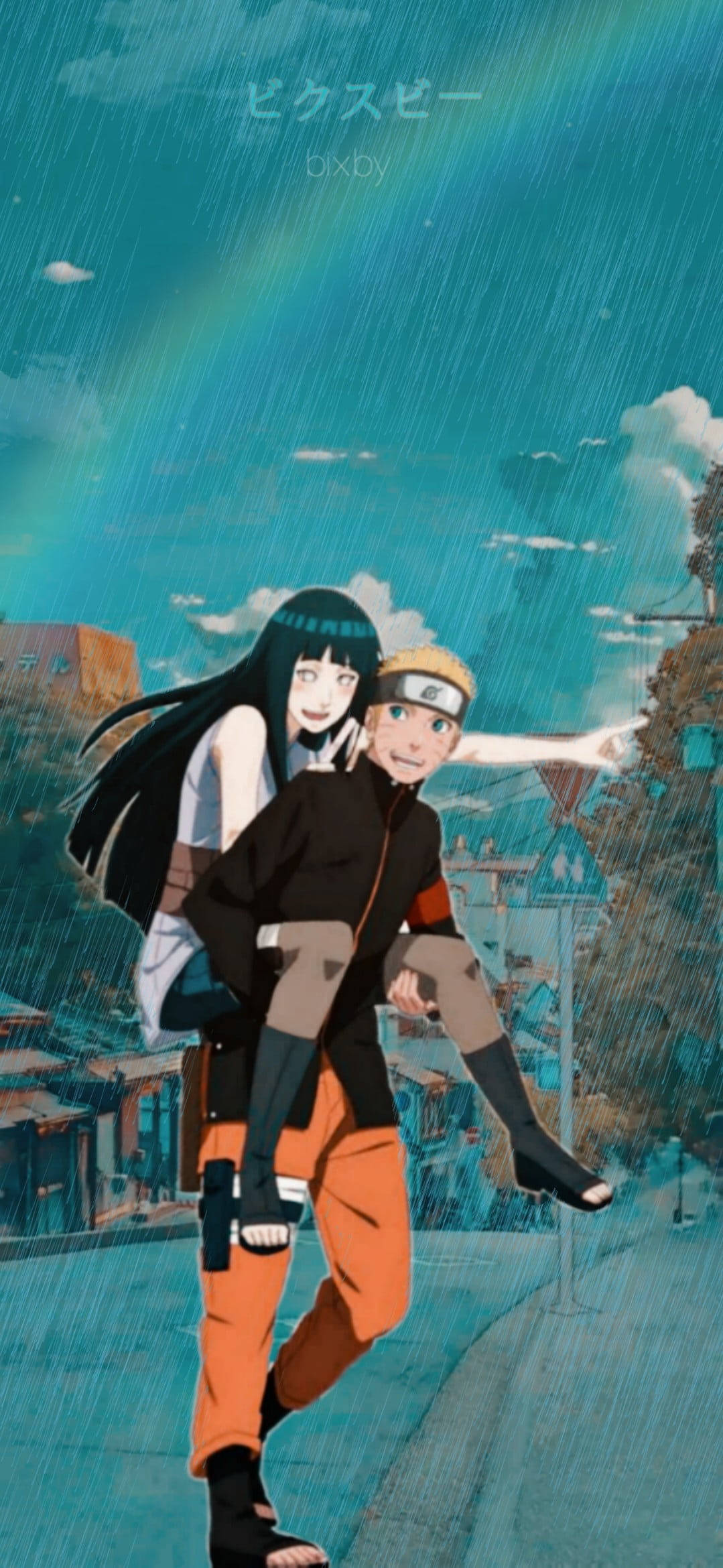 Naruto og Hinata æstetisk anime par Wallpapers