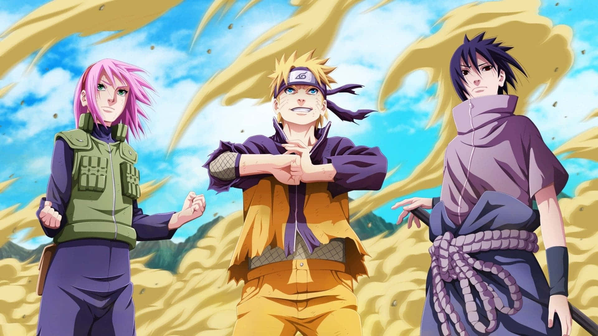 Naruto og Sasuke - Den ultimative rivalisering Wallpapers