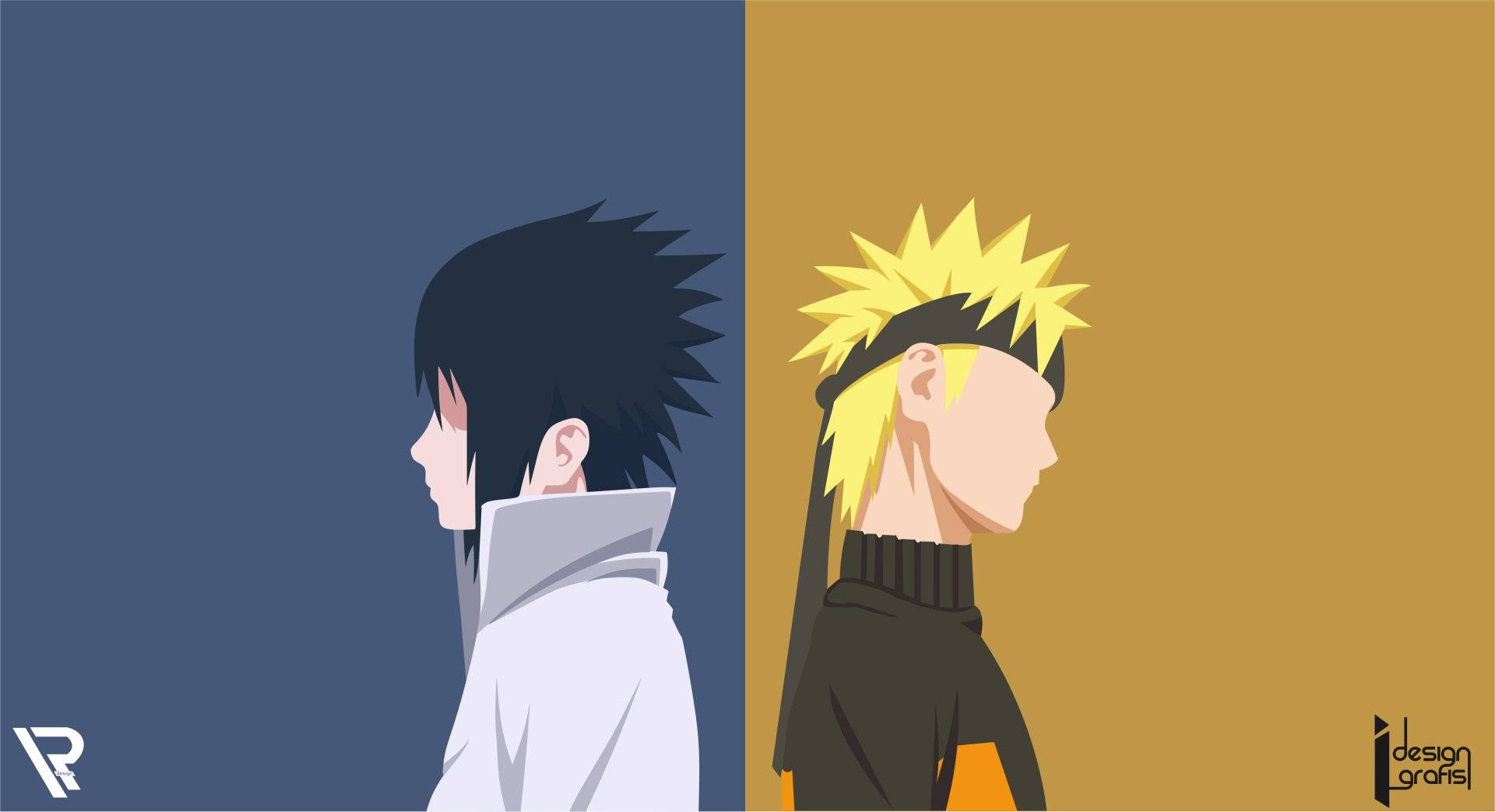 Naruto og Sasuke Banner Wallpapers