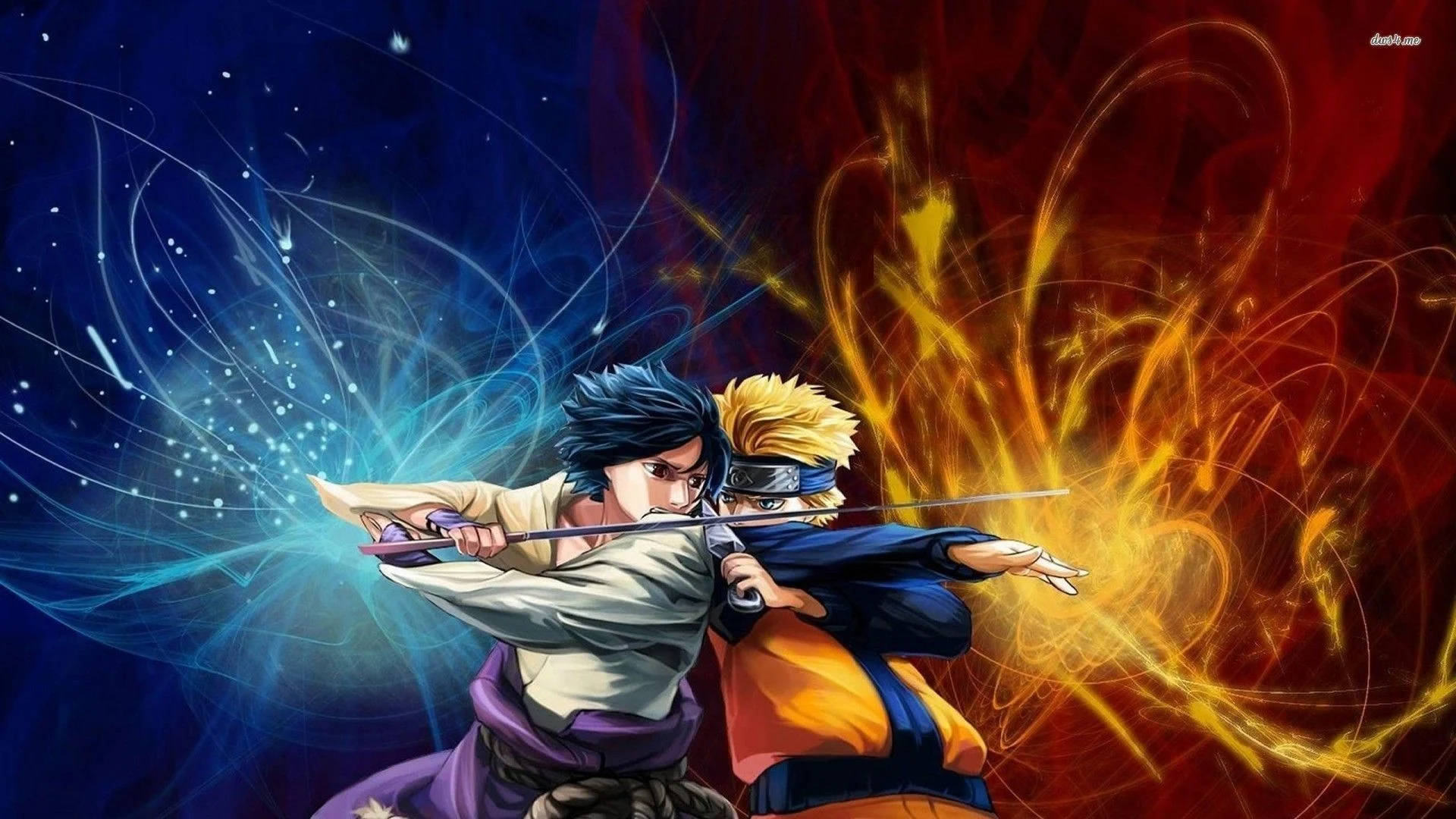 Naruto og Sasuke Kamp Wallpapers