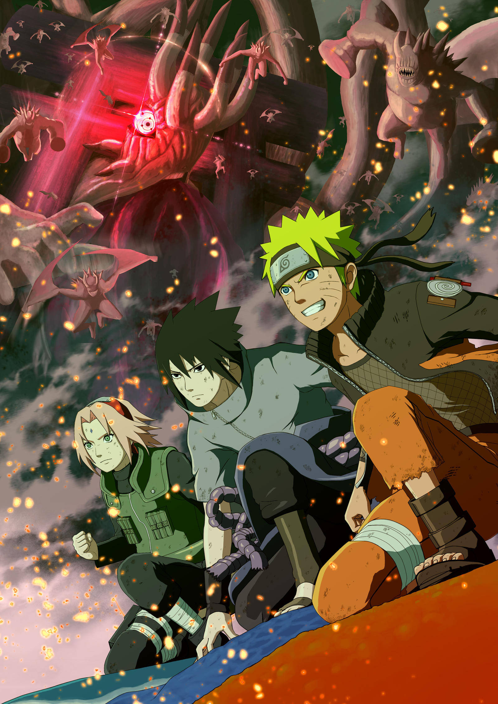Naruto og Team 7 Plakat Wallpapers