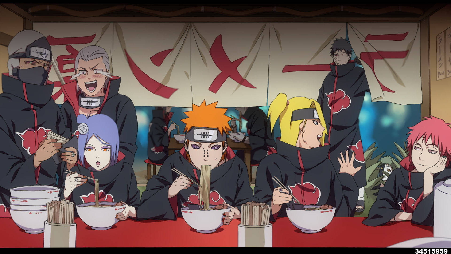 Naruto Pain Spiser Aftensmad Wallpapers