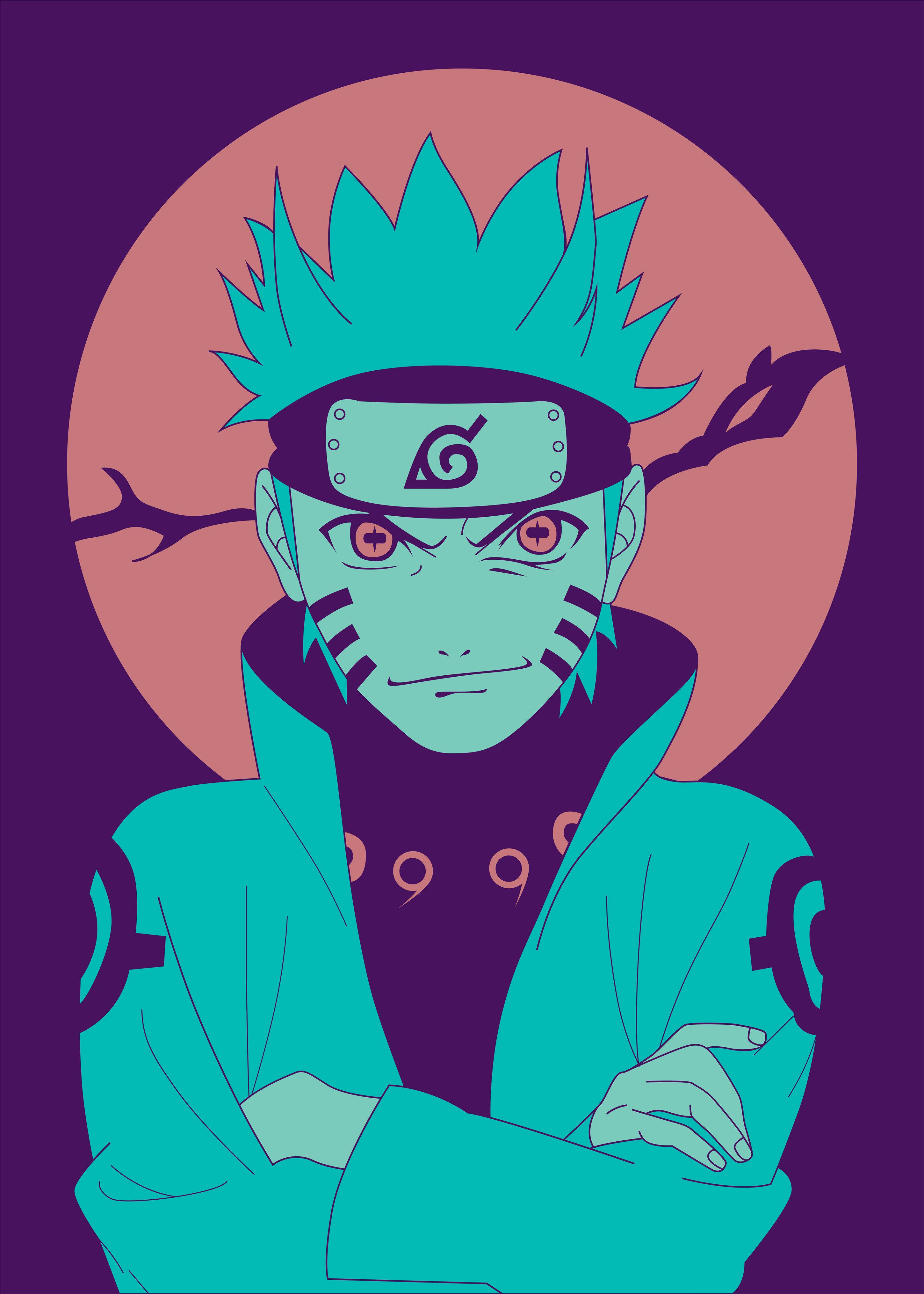 Naruto Sage Mode Plakat Wallpapers