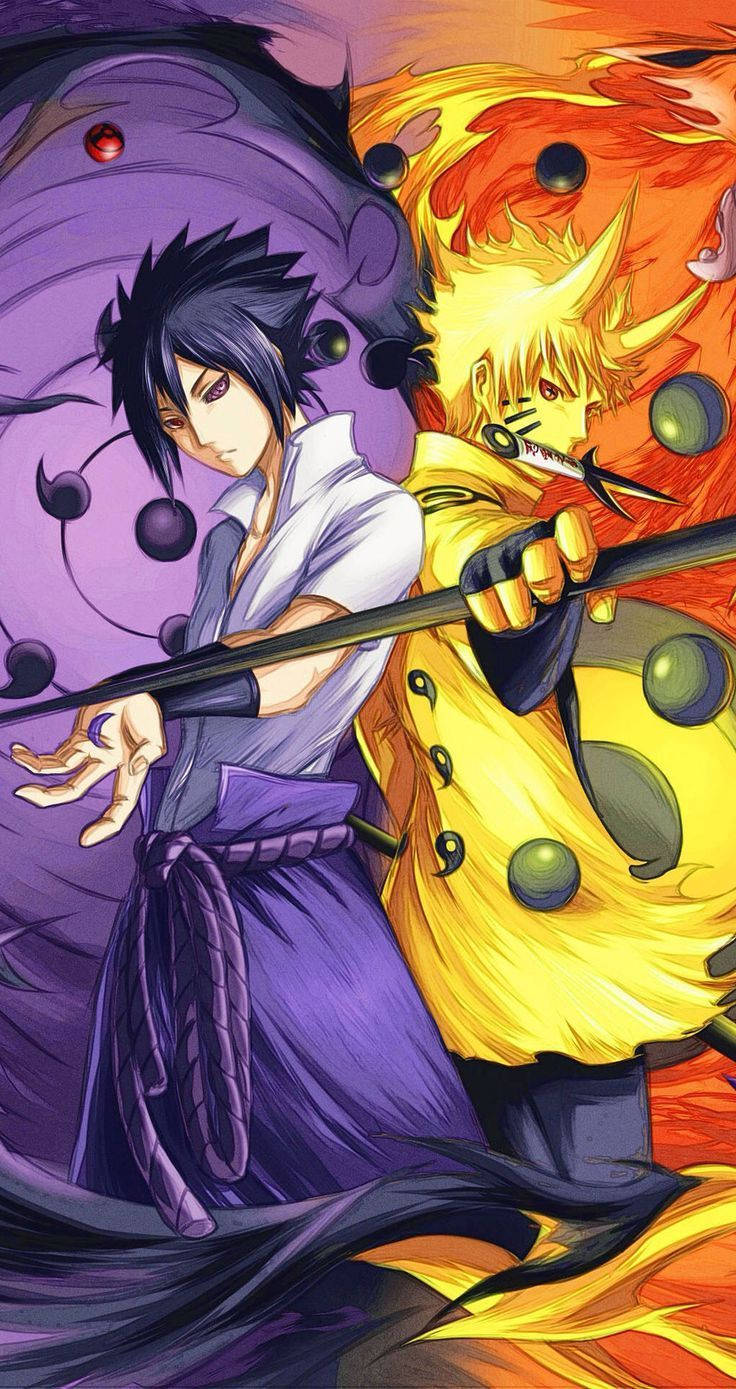 Naruto Sasuke mobilbillede tapet — Naruto Wallpapers