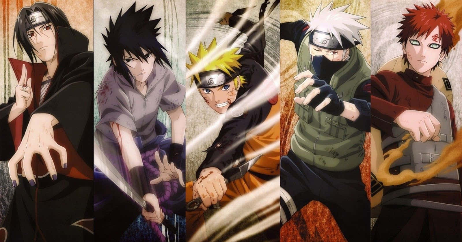 Naruto Shippuden Manga Anime Drenge Collage Wallpapers
