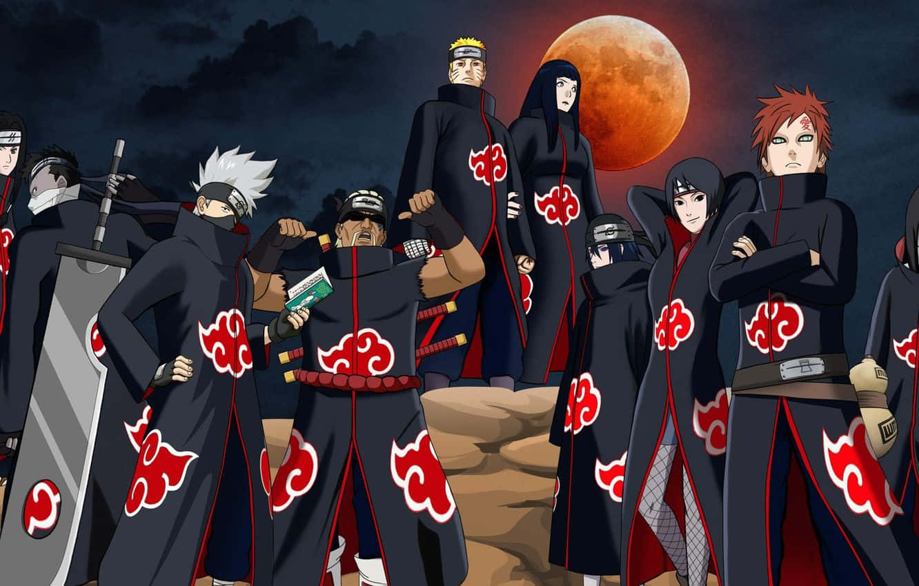 Naruto Shippuden Manga Anime Akatsuki Medlemmer Wallpapers