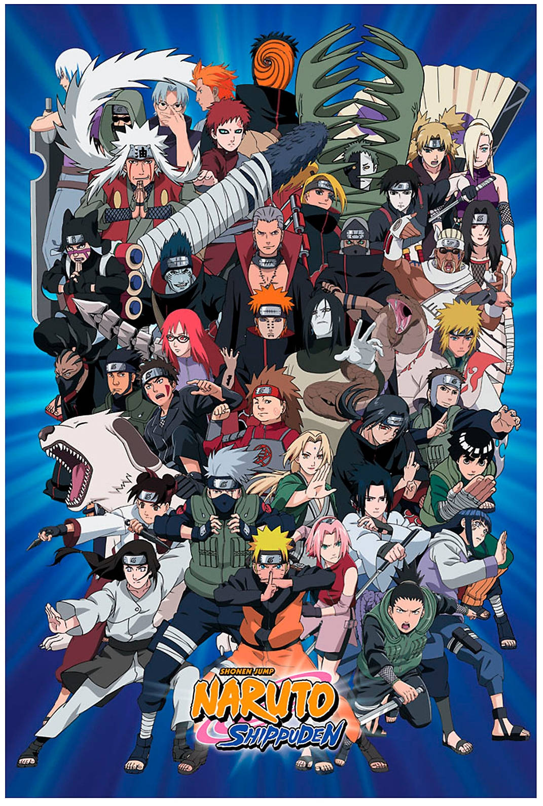 Naruto Shippuden Karakterplakat Wallpapers