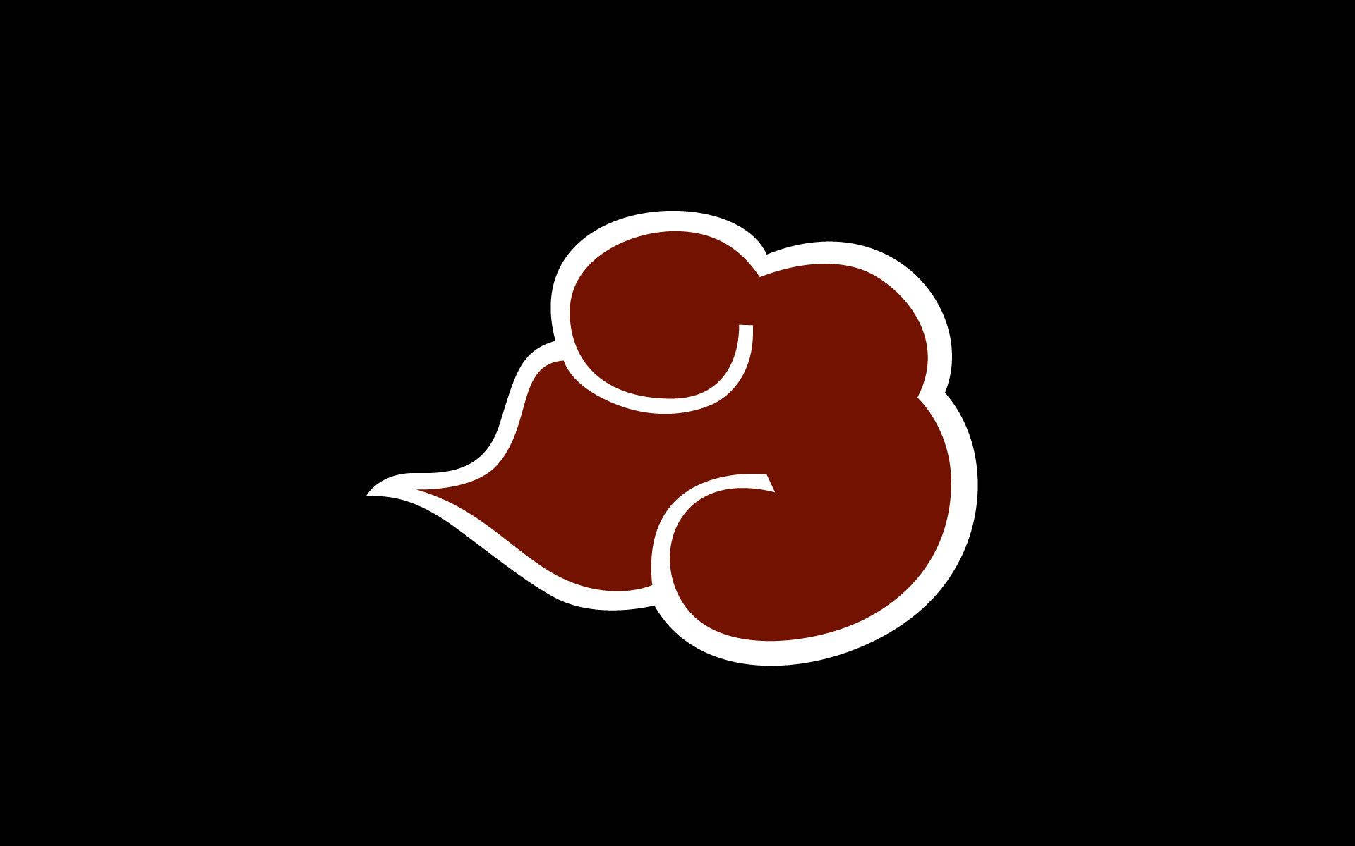 Naruto-symbol hvid skyomrids Wallpapers