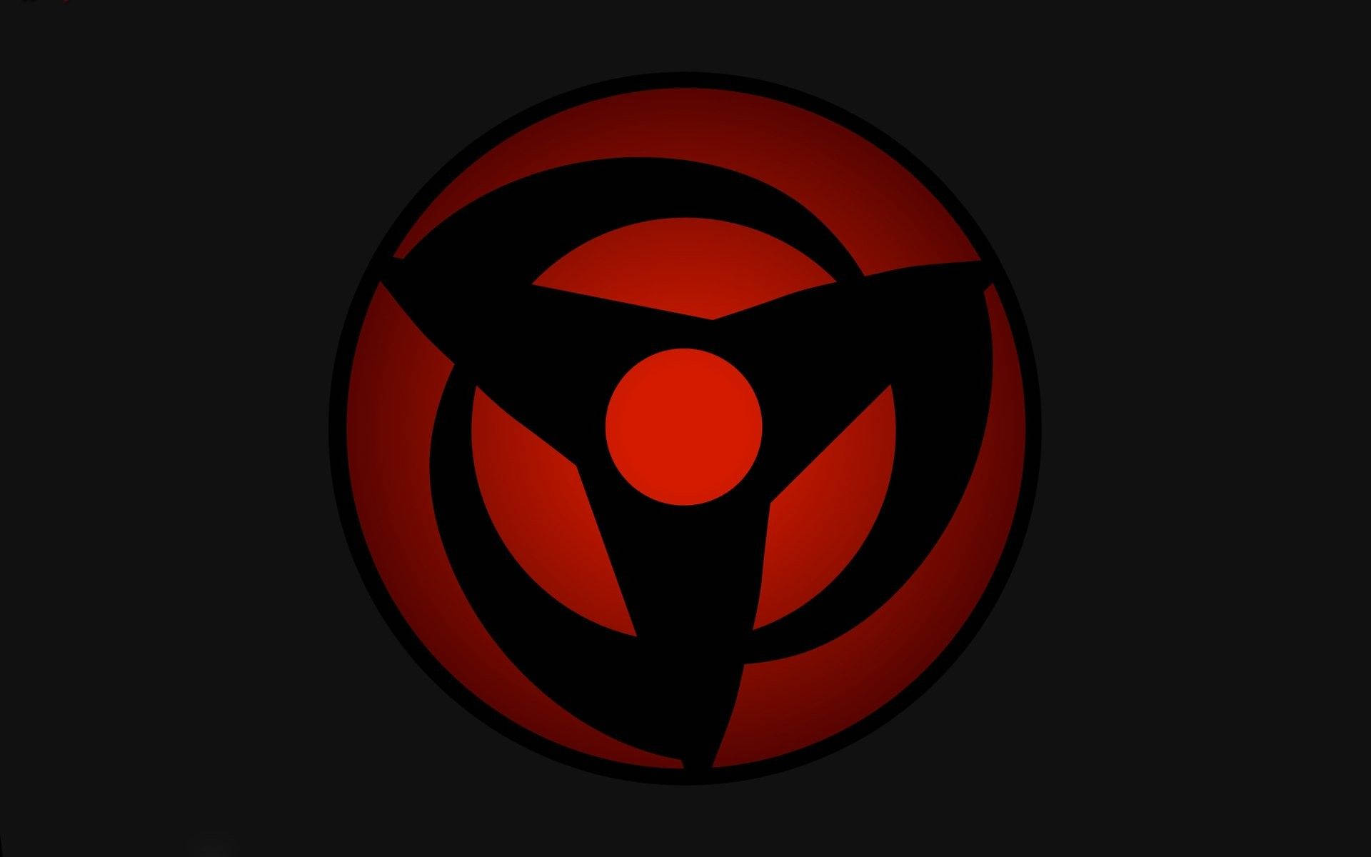 Naruto-symbol med rød cirkel Wallpapers