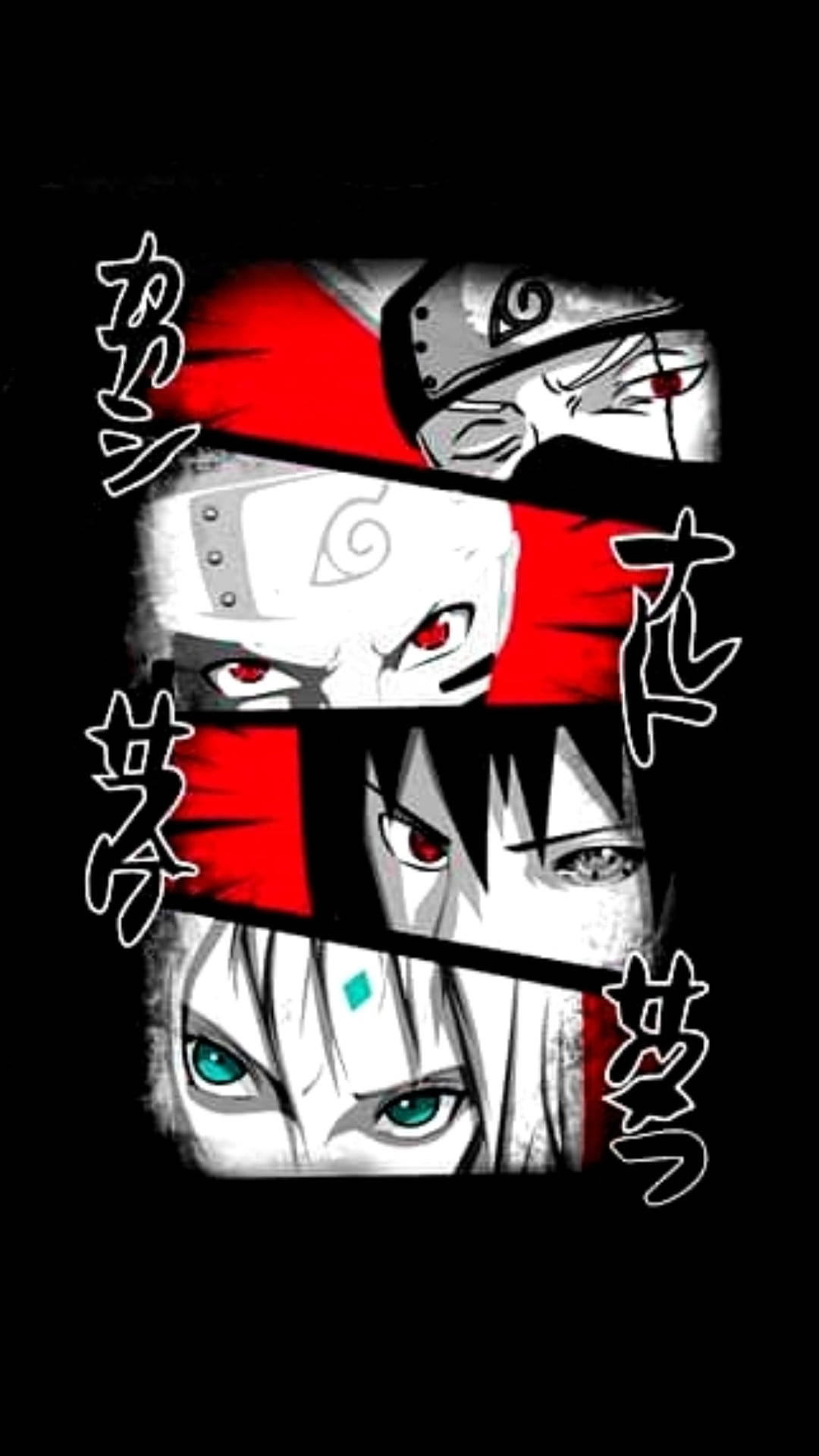 Naruto Team 7 Øjne iPhone Wallpapers