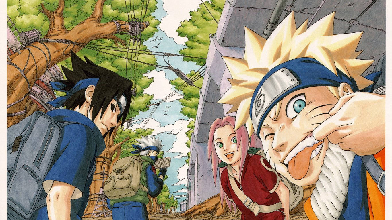 Naruto Team 7 karakterer Wallpapers