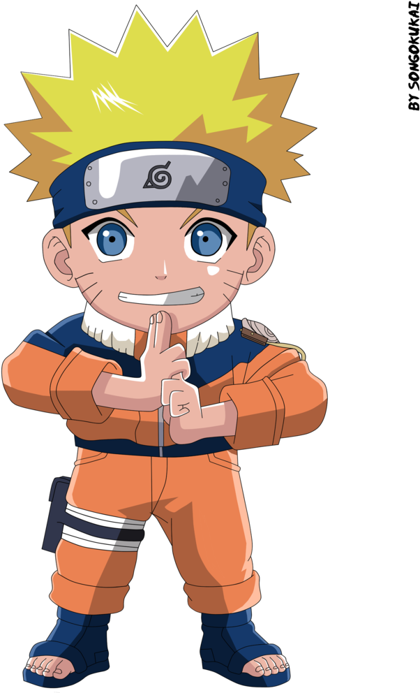 Naruto Uzumaki: Finger til læberne positur Wallpapers