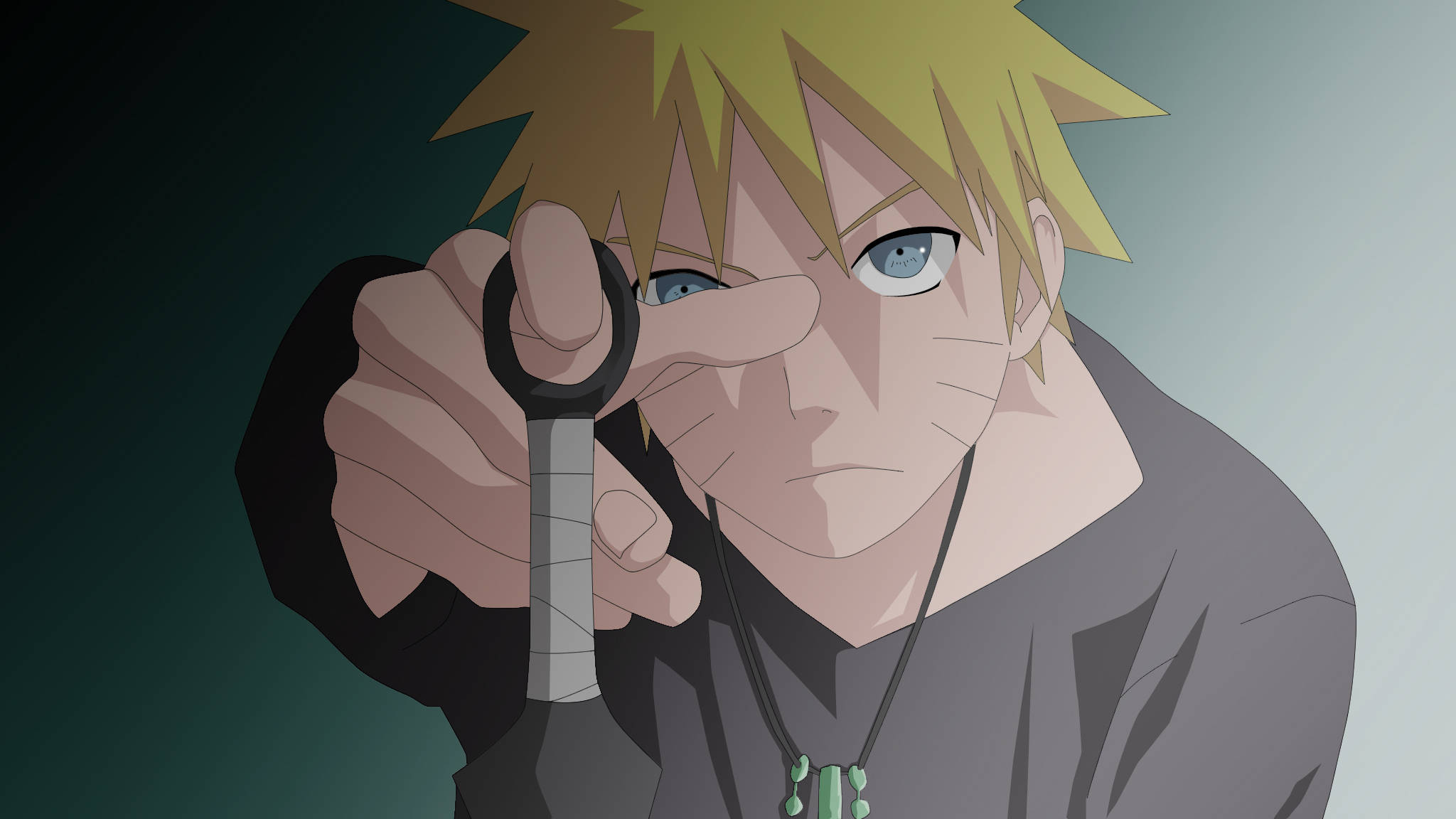 Naruto Uzumaki Første Hokage Halskæde Wallpapers