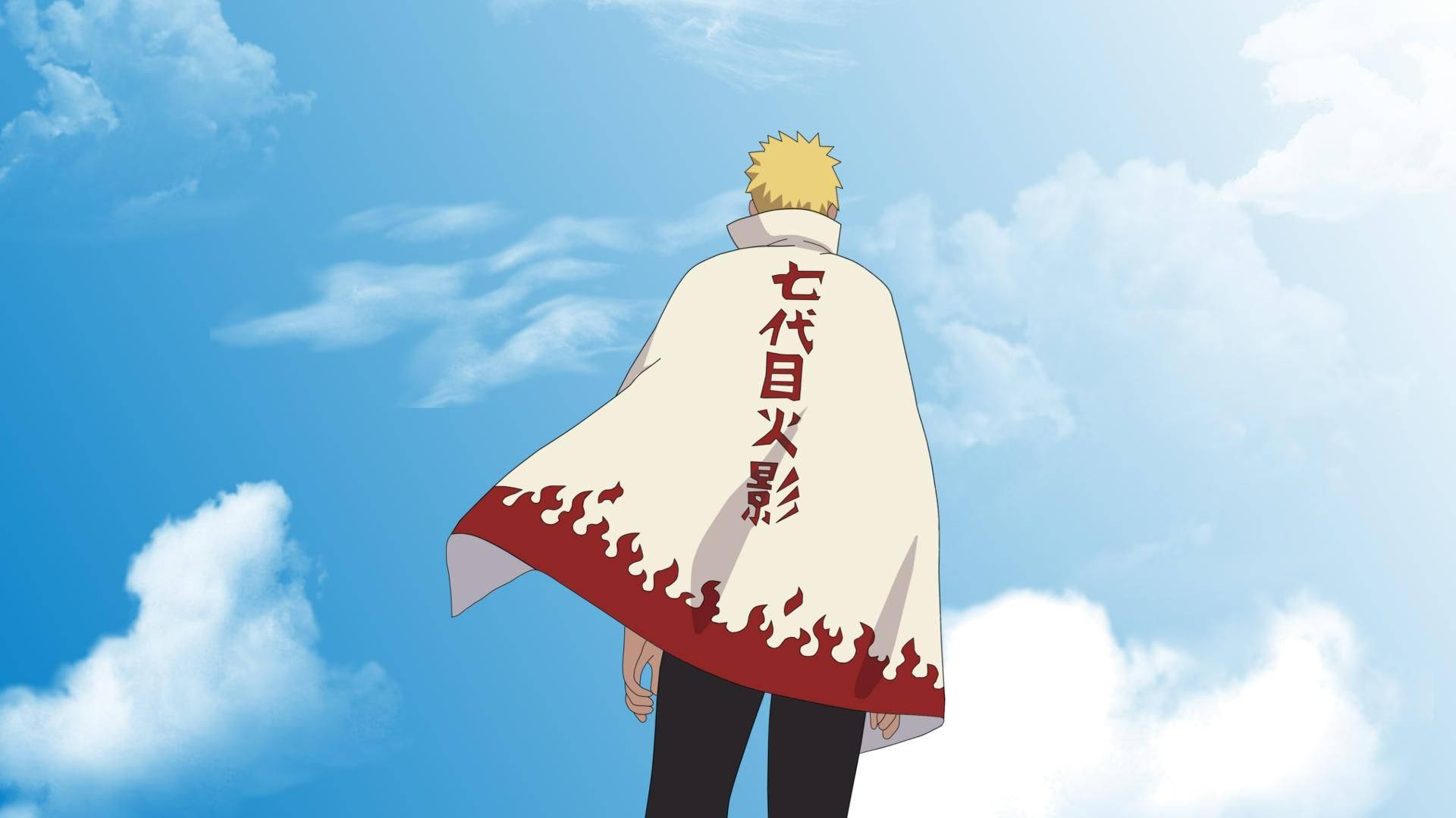 Naruto Uzumaki i Hokage-dragt Wallpapers