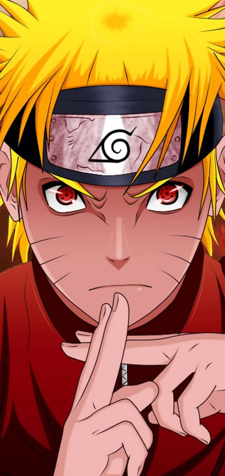 Narutos ansigt i fuld Kyubi-form Wallpapers