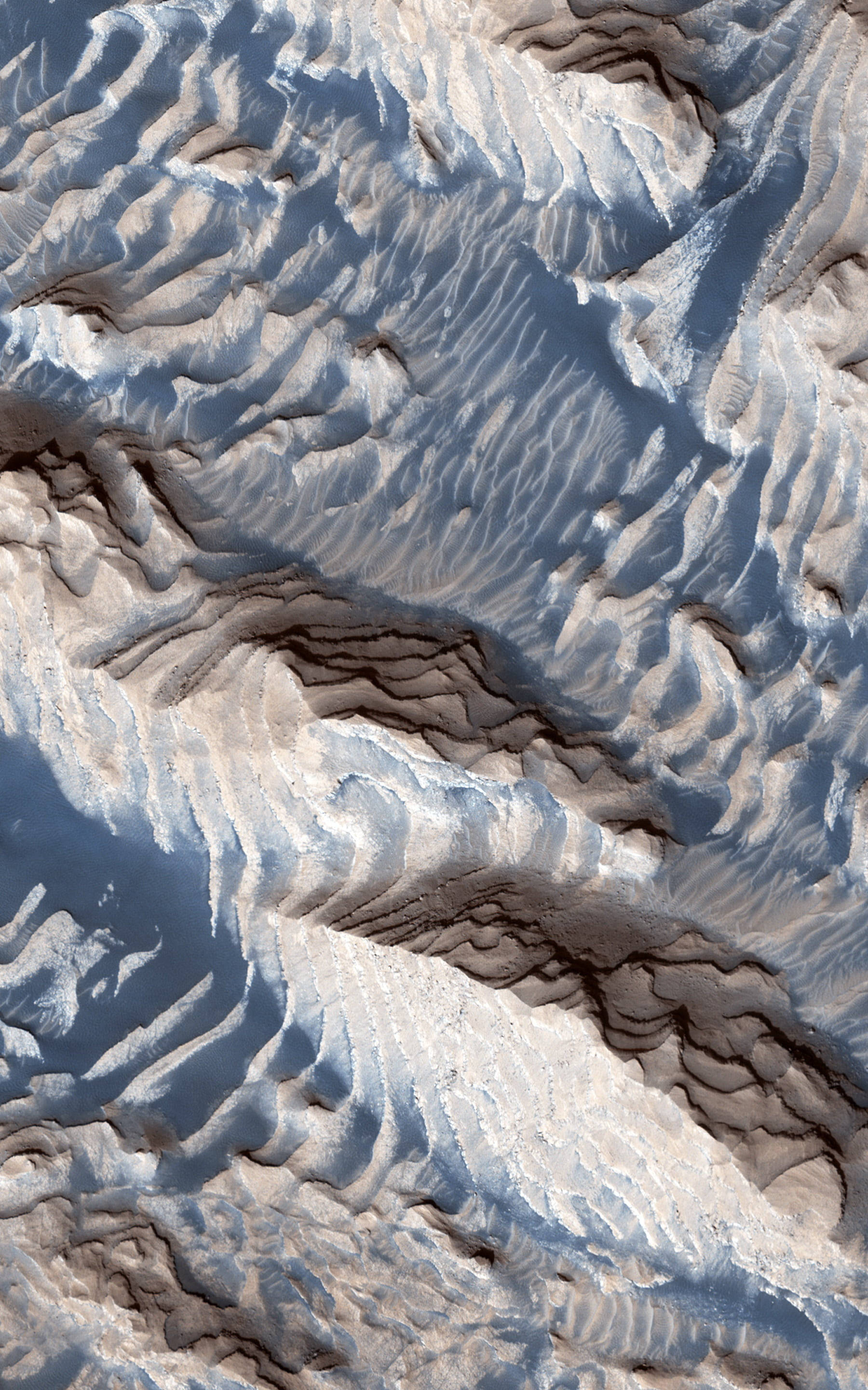 NASA iPhone Mars-bjerge Wallpapers