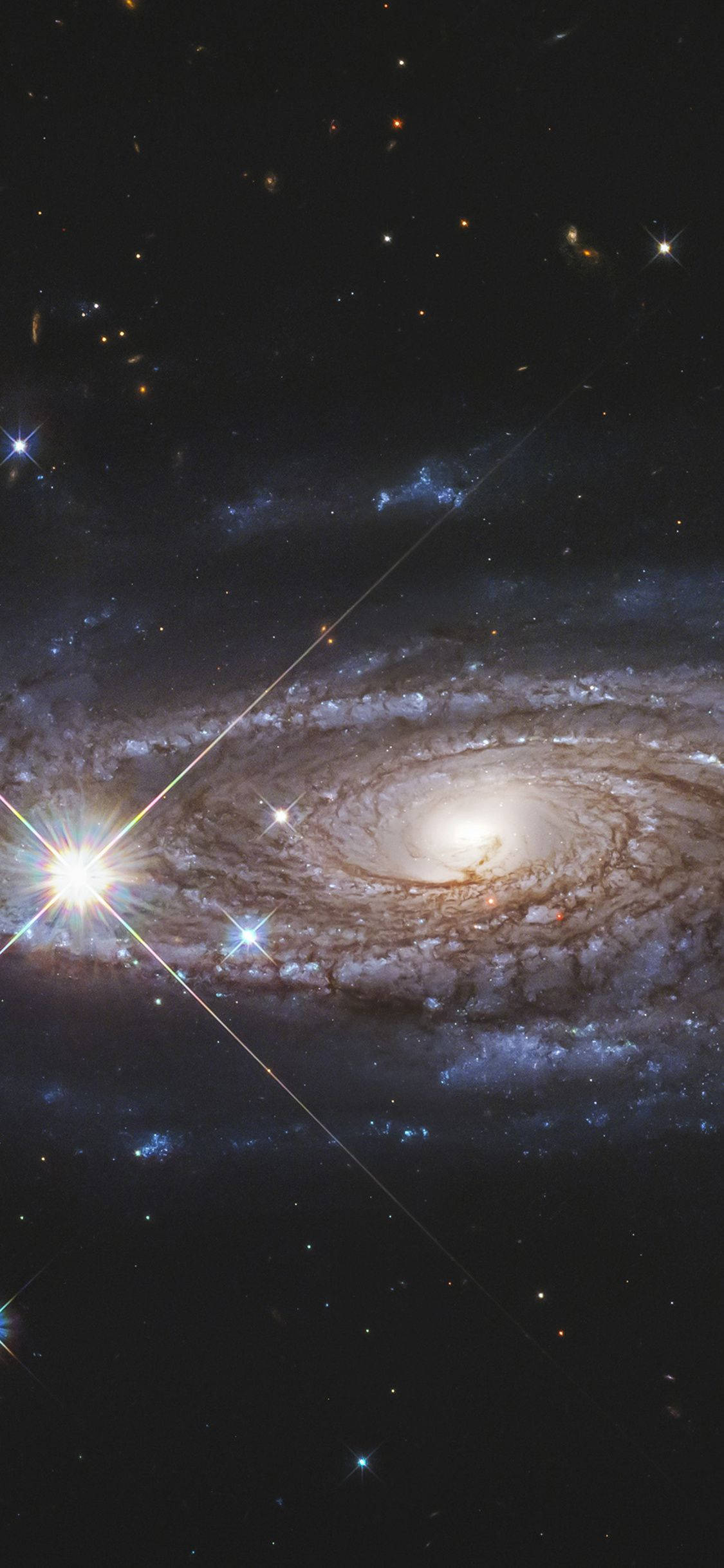 NASA iPhone Skinnende Galakse Wallpapers
