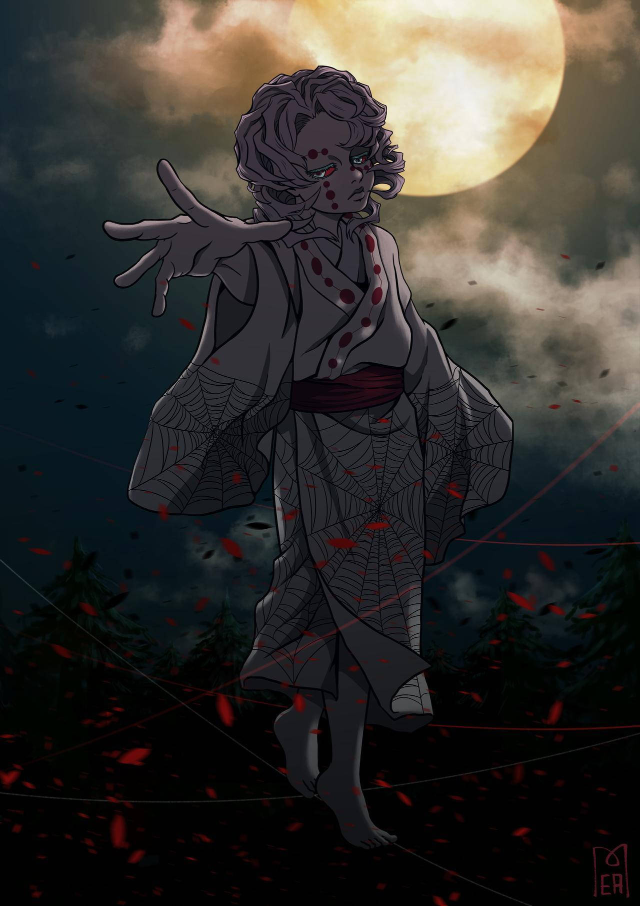 Nat med Rui fra Demon Slayer Wallpapers