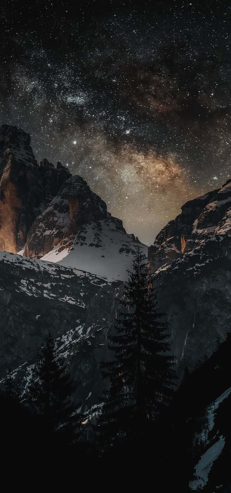 Natursceneri mørke bjerge billede Wallpapers