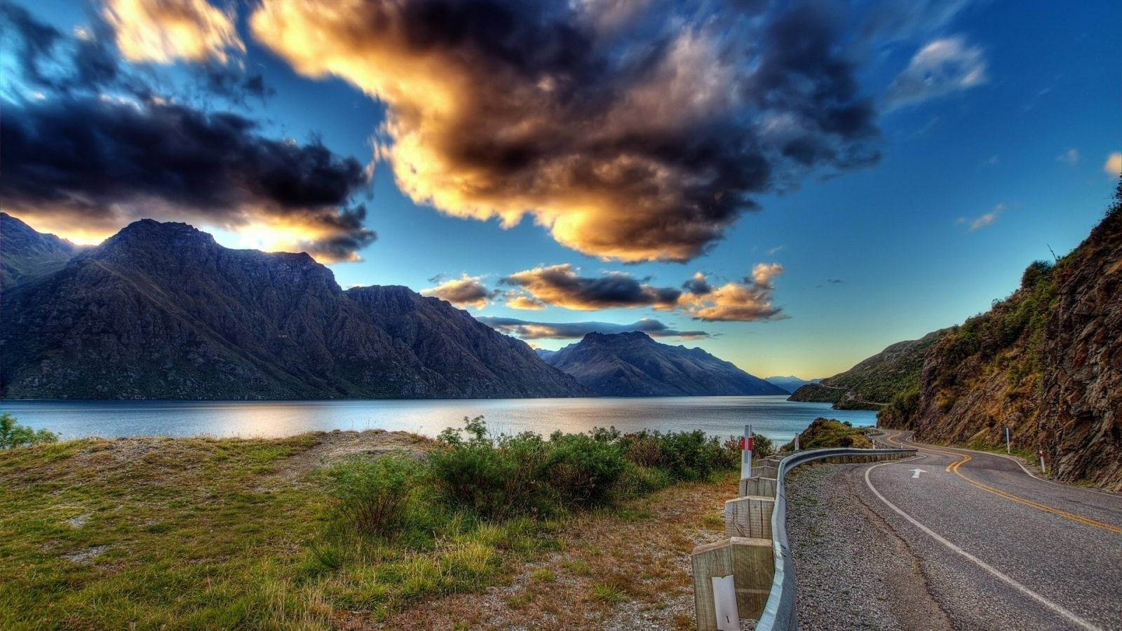 Naturskøn kystvej Wallpapers