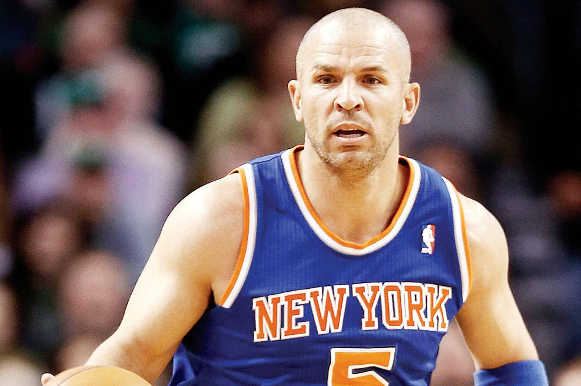 NBA-spiller Jason Kidd med chokeret udtryk Wallpapers