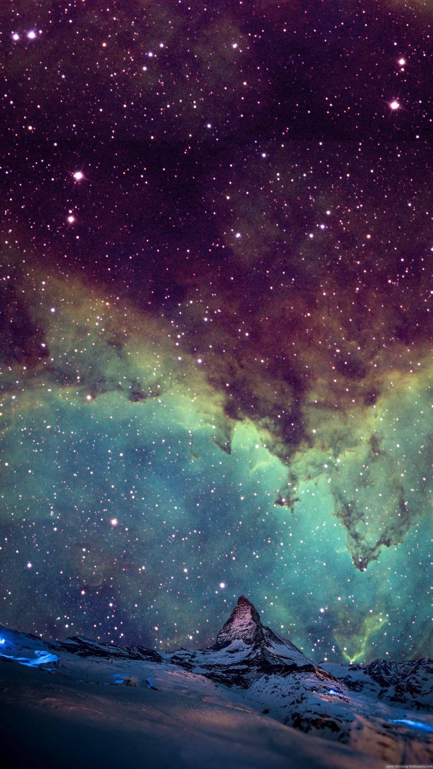 Nebulas og galakse-telefon Wallpapers