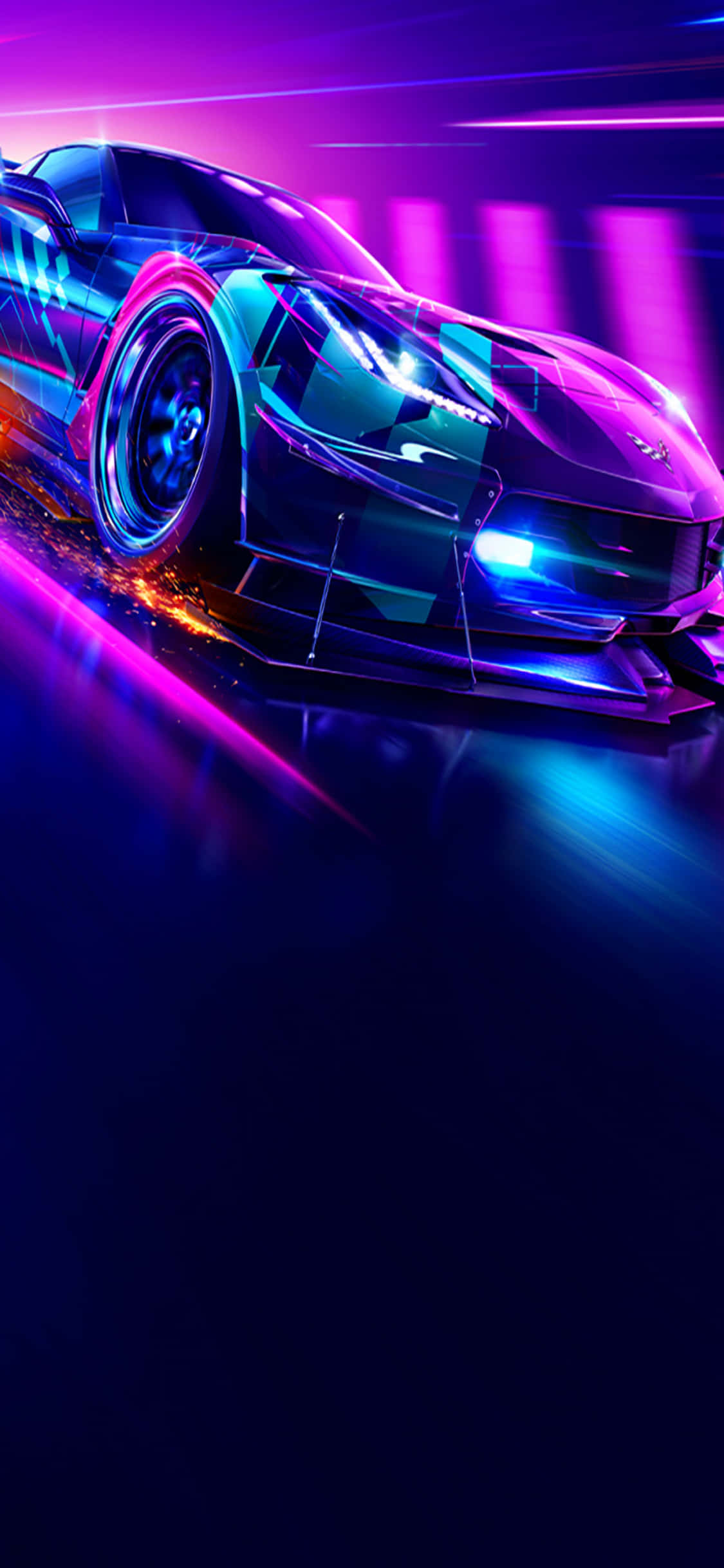 Need for Speed Heat tænder racerscenen på iPhone Xs Wallpapers