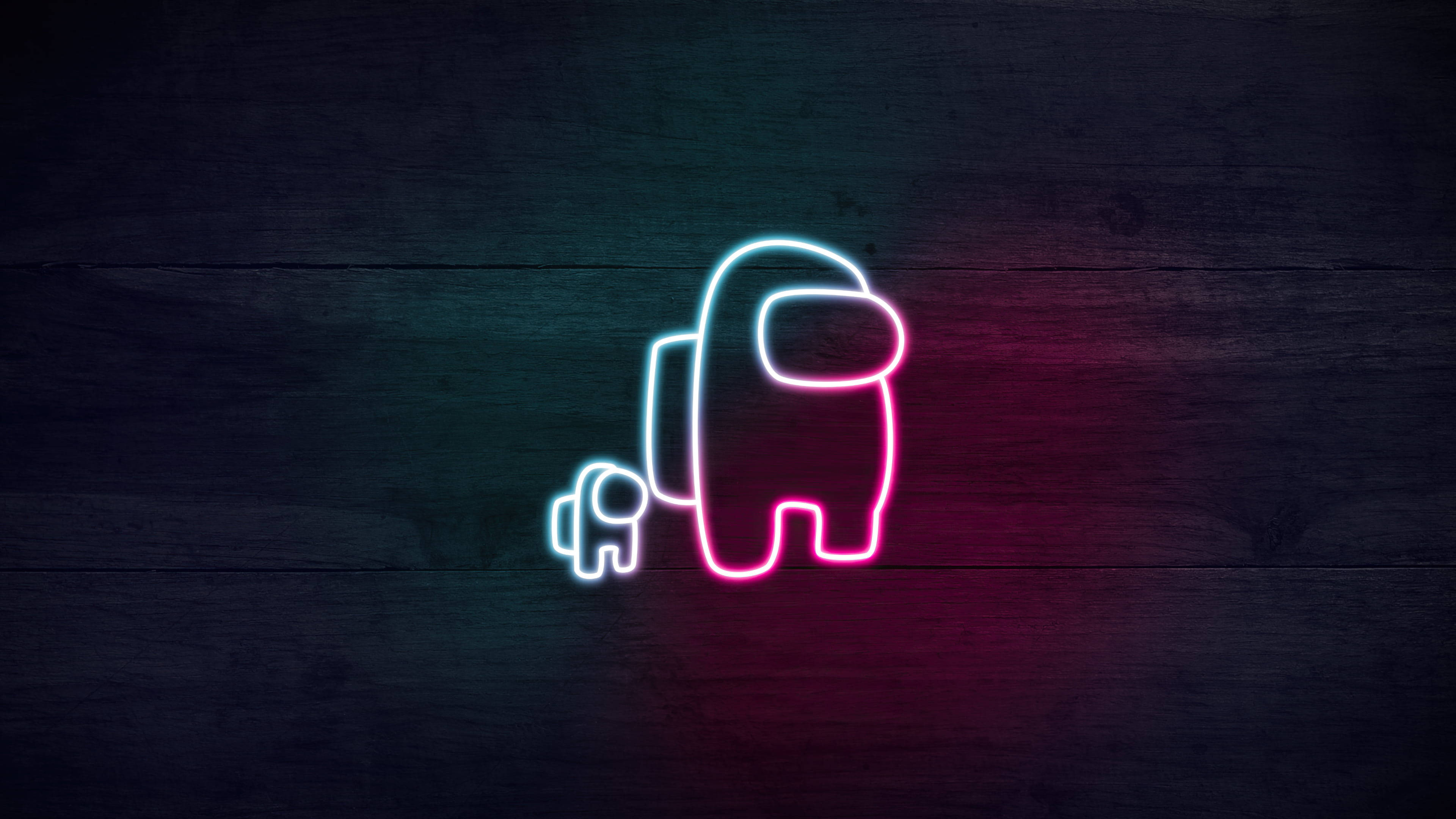 Neon æstetik Among US Wallpapers