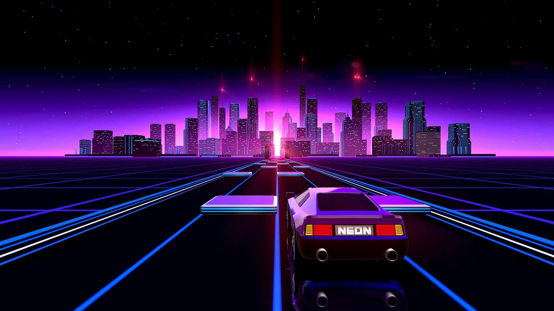 Neon City baggrund Wallpapers