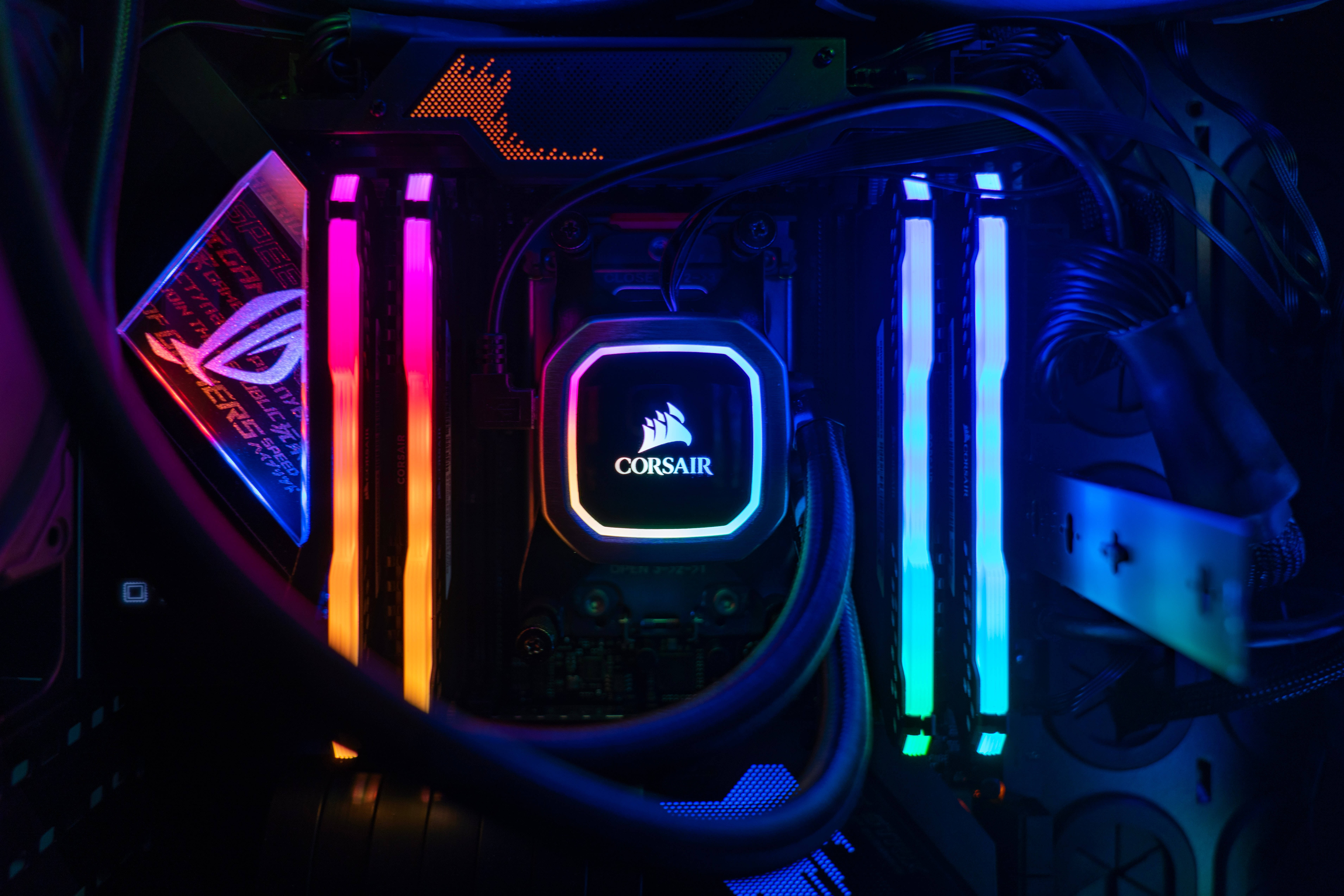 Neon Corsair System Wallpapers