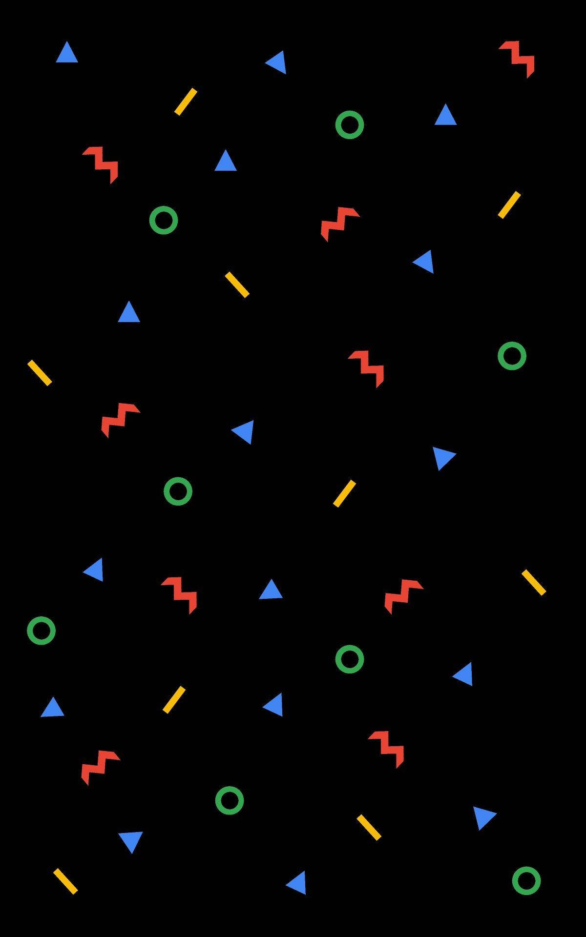 Neon Form Mønster Wallpapers