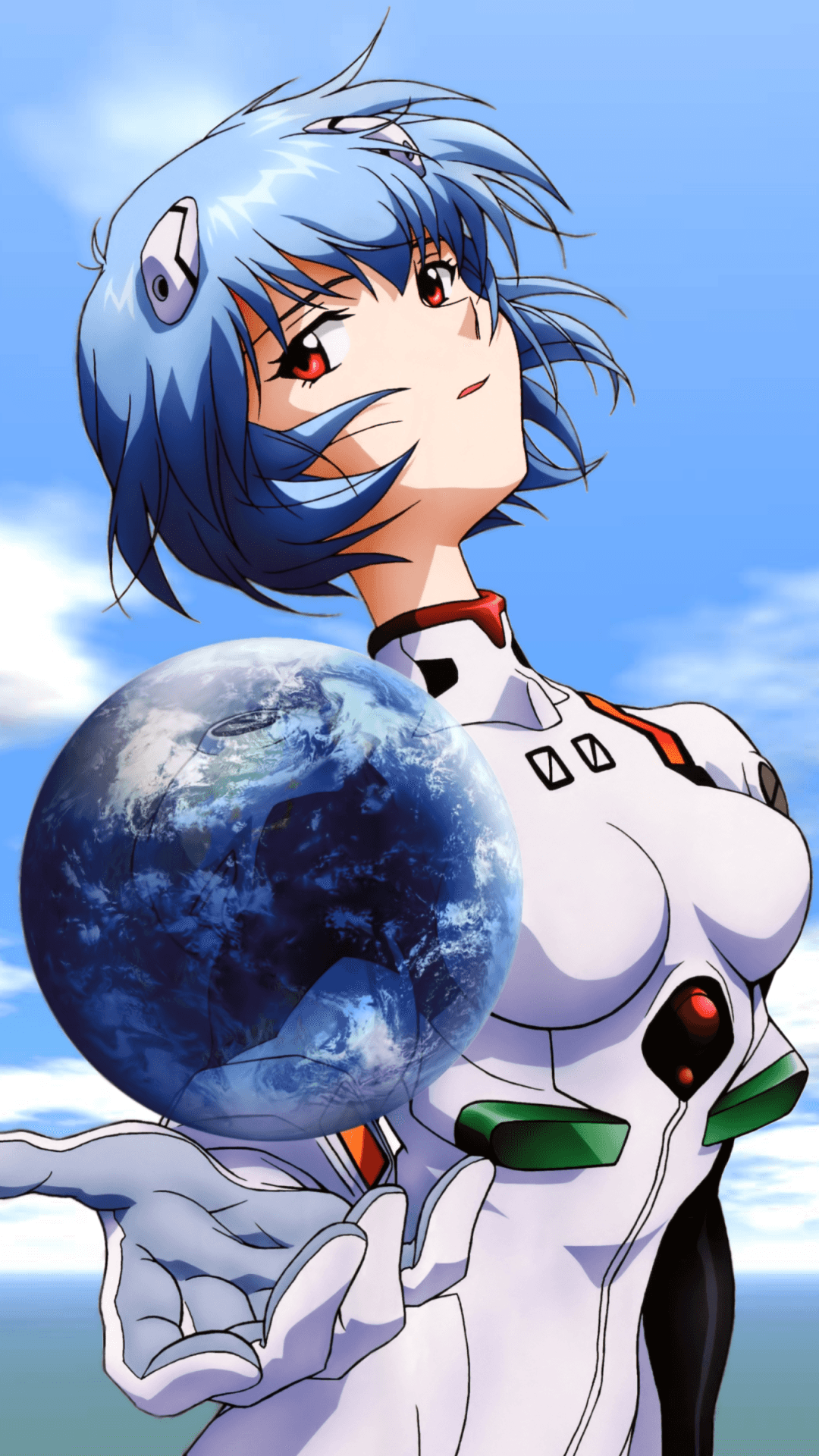 Neon Genesis Evangelion-karakterer i kampstilling Wallpapers
