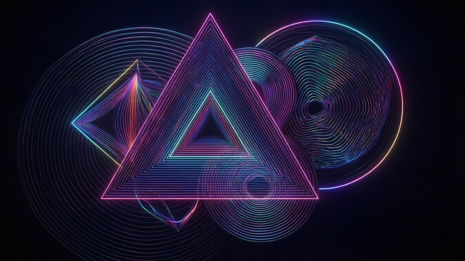 Neon Geometri Wallpapers
