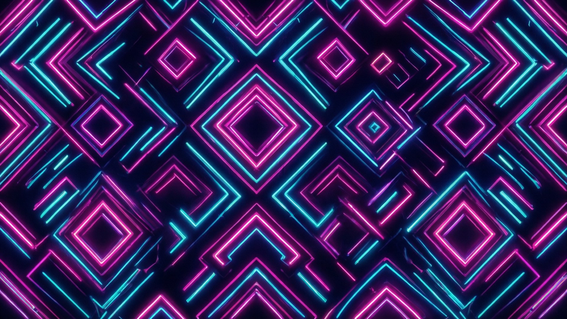 Neon Geometri Wallpapers