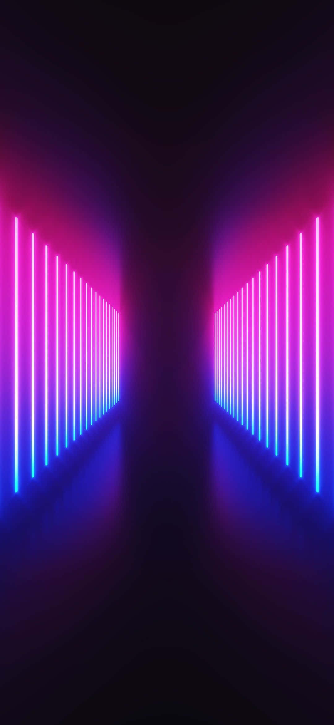 Neon-gradient futuristisk sci-fi sti billede Wallpapers