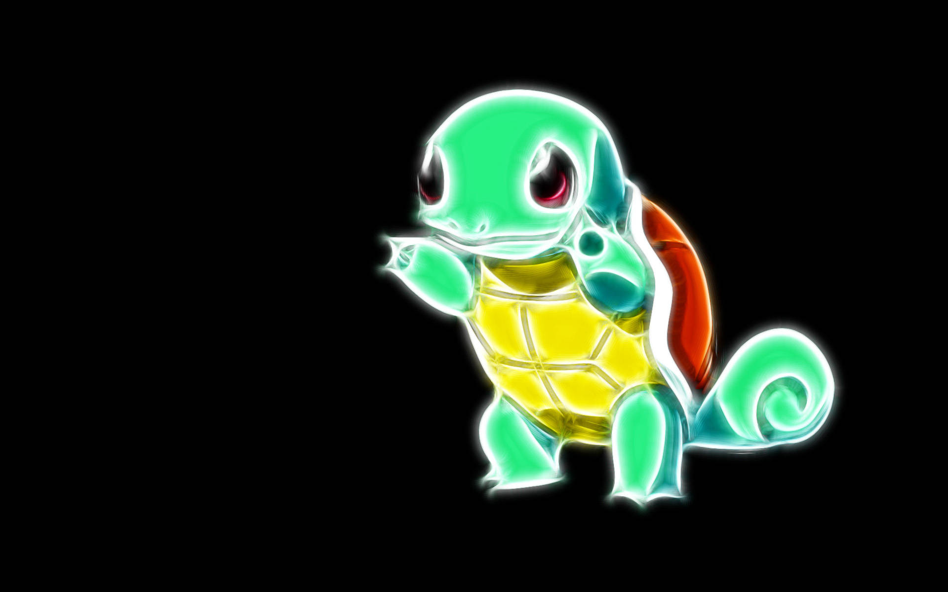 Neon Grøn Squirtle Cool Pokemon Wallpapers