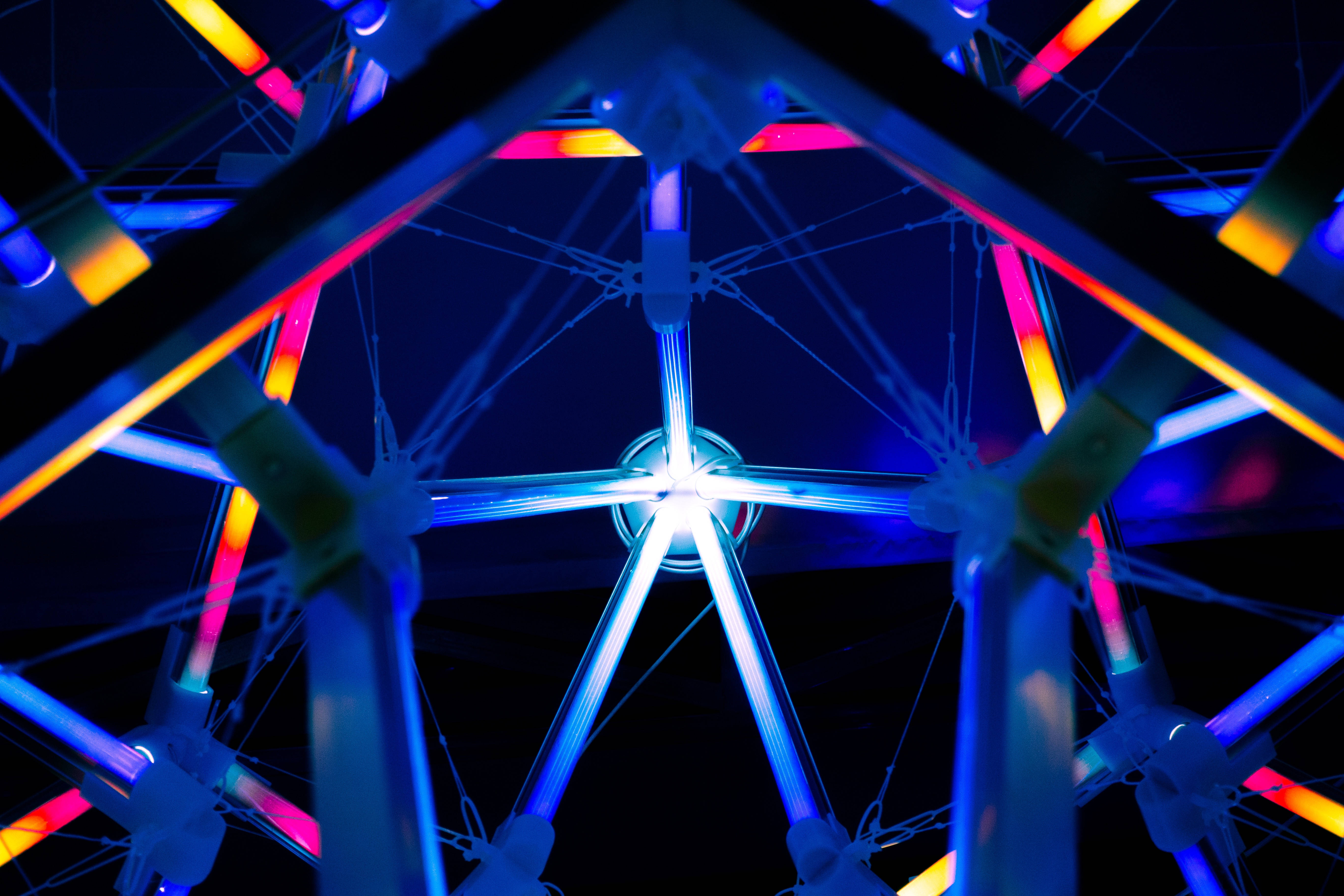 Neon Konstruktionsdesign Wallpapers