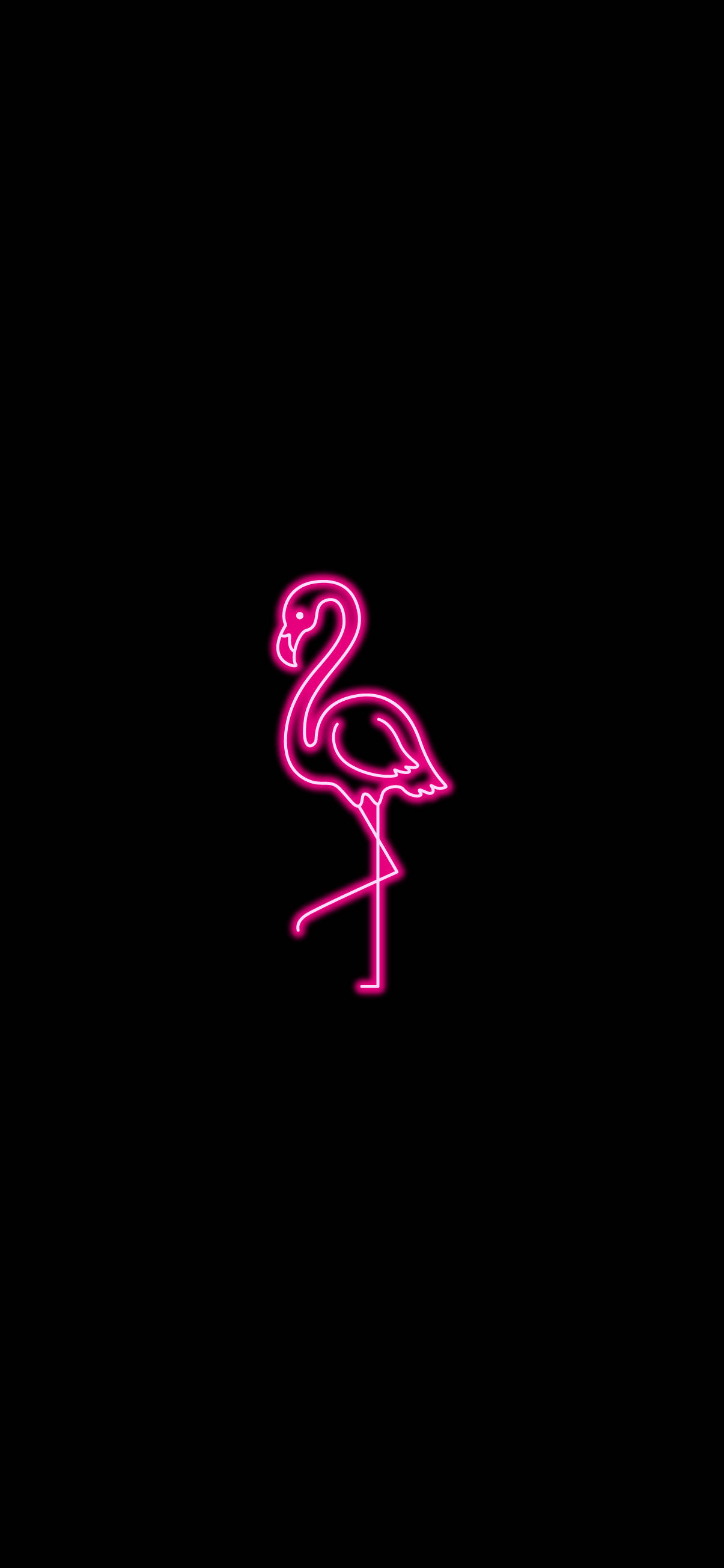 Neon Lyserød Æstetisk Flamingo Wallpapers